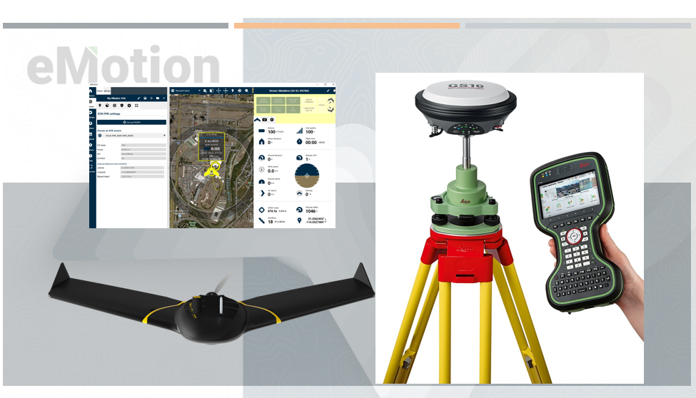 eBee RTK Setup with Leica Captivate overview